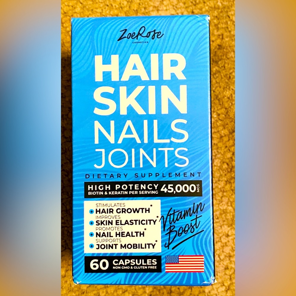 Brand New hair skin nails and joints, dietary, zoerose_beaut